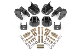 BMR 64-72 GM A-Body Rear Coilover Conversion Kit - Black Hammertone