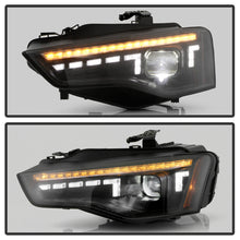 Load image into Gallery viewer, Spyder 13-17 Audi A5 HID Model Only High-Power Headlight - Black (PRO-YD-AA513HIDAP-SEQGR-BK)