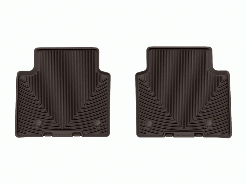 WeatherTech 22-23 Jeep Grand Cherokee WL (Incl. 2022 4xe) Rear Rubber Mats - Cocoa