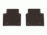 WeatherTech 22-23 Jeep Grand Cherokee WL (Incl. 2022 4xe) Rear Rubber Mats - Cocoa