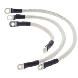 All Balls Racing 86-88 Harley-Davidson FLST Heritage Softail Battery Cable Kit Clear