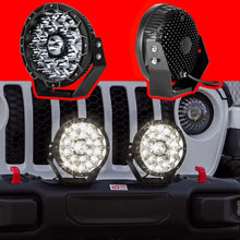 Load image into Gallery viewer, XK Glow Combo Beam Offroad Round Work Light Kit 2pc 9in 110W