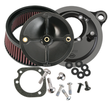 Load image into Gallery viewer, S&amp;S Cycle 99-06 BT Model w/ Stock CV Carb/07-10 Softail CVO Models Stealth Air Cleaner Kit w/o Cover