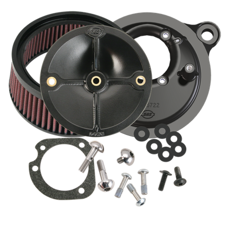 S&S Cycle 2007+ XL Sportster Models w/ Stock EFI Stealth Air Cleaner Kit w/o Cover