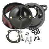 S&S Cycle 08-17 Touring/16-17 Softail Models Stealth Air Cleaner Kit w/o Cover