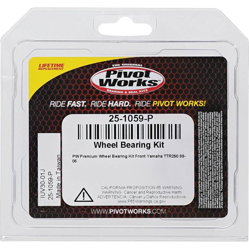 Pivot Works Yamaha Wheel Bearing Kit Premium Bearings