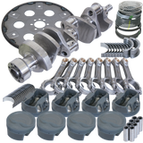 Eagle Chevy 350 1Pc 3.750in Crank 6.000in I-Beam Rod 4.040in Pistons 168 Tooth FP Balanced Assembly