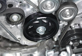 PERRIN 15-18 Subaru WRX / 13-20 BRZ / 14-18 FXT / 13-16 Crosstrek Lightened Crank Pulley - Black - GTR Auto