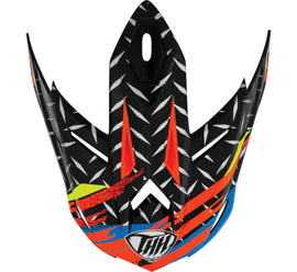 THH Helmets T710X Assault Visor Blk/Org