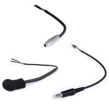 Load image into Gallery viewer, Rugged Radios Peltor 4-Conductor Helmet Kits Mic / 1/8 Ear Bud Jack / Straight