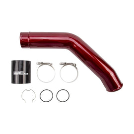 Wehrli 15-24 Ford 6.7L Power Stroke 3in Hot Side Intercooler Pipe - Bengal Red