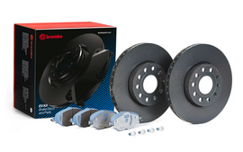 Brembo OE 12-21 VW Golf VII (5G1, BQ1, BE1, BE2) EV Brake Kit - Left Front/Rear