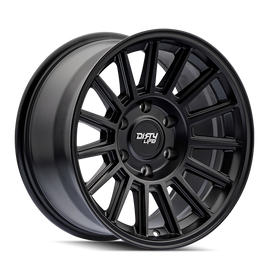 Dirty Life Journey 9316 17x8.5 / 6-135 BP / 0mm Offset / 87.1mm Hub Matte Black Wheel