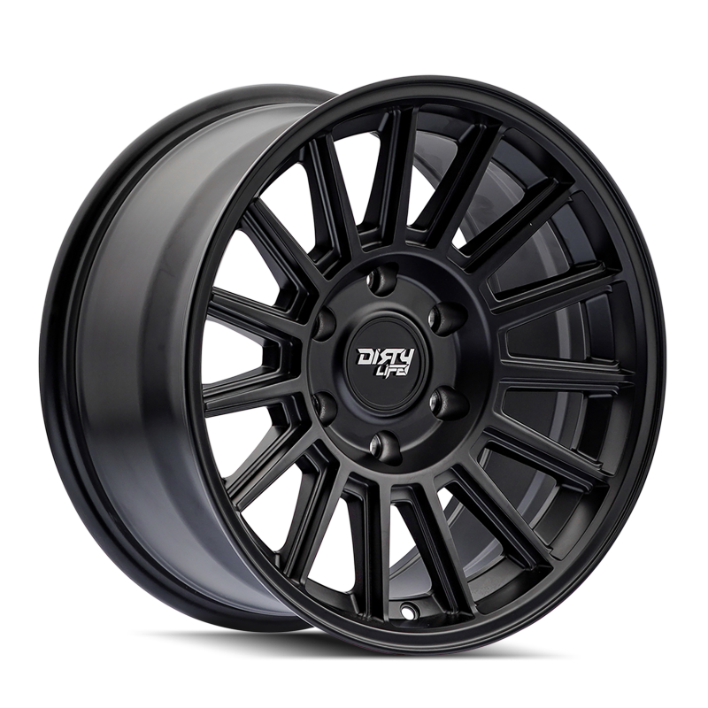 Dirty Life Journey 9316 17x8.5 / 6x139.7 BP / 0mm Offset / 106mm Hub Matte Black Wheel