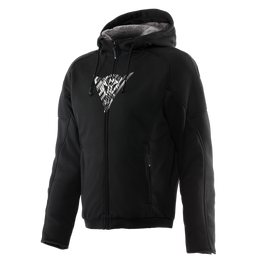 Dainese Bovisa Safety Hoodie Full Zip Black/White Size - 46