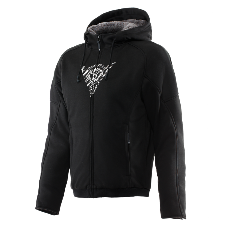 Dainese Bovisa Safety Hoodie Full Zip Black/White Size - 50