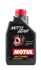 Motul 1L Transmission MOTYLGEAR 75W80 - Technosynthese - API GL-5 / MIL-L-2105D
