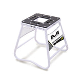 Matrix Concepts C2 Mini Steel Stand with Nameplate - White