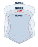 National Cycle 18-20 Yamaha 900 Tracer/GT V Stream/ Wave Low Windshield - Tinted
