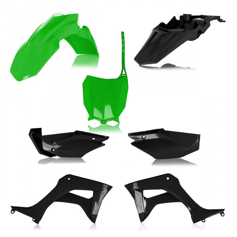 Acerbis 19+ Honda CRF110F Full Plastic Kit - Green/Black