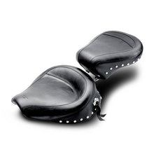 Load image into Gallery viewer, Mustang 58-84 Harley FX/FL Wide Touring Solo Seat w/Studs- Black