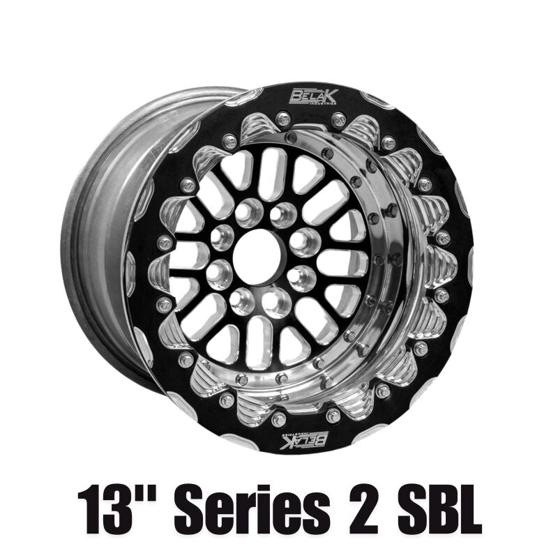 Belak 13x10 / 5in BS / 5x100 BP / High Pad / Series 2 Wheel - Double Beadlock