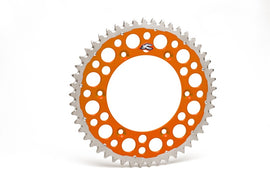 Renthal 16-17 KTM 250 EXC/ 300 EXC Rear Twinring - Orange 520-50P Teeth