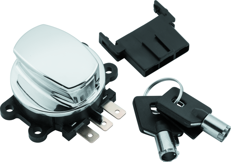 Twin Power 94-13 FLHR Chrome 96-10 Softail 93-08 FXDWG Fat Bob Style Ignition Switch