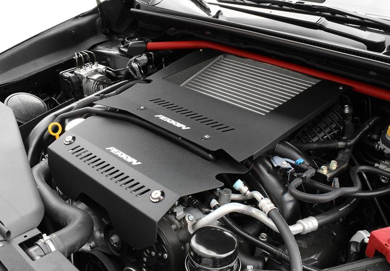 PERRIN 15-21 Subaru WRX Engine Cover Kit (Intercooler & Pulley Covers Incl.) - Black - GTR Auto