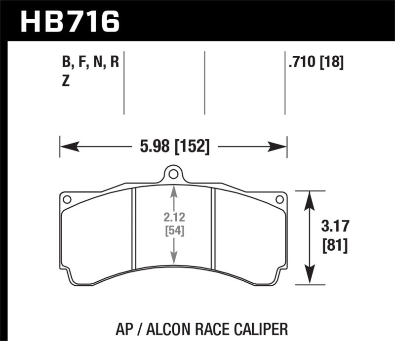 Hawk Performance HP+ Street/Motorsports Crossover Brake Pads
