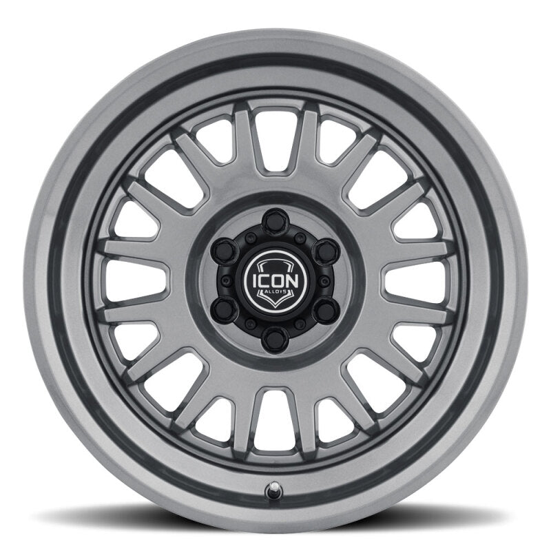 ICON Anza 17x8.5 / 6x5.5 / 25mm Offset / 5.75in BS - Gun Metal Wheel