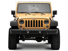 Load image into Gallery viewer, Raxiom 07-18 Jeep Wrangler JK Axial Spider LED Headlights w/Angel Eye Halo- Blk Housing (Clear Lens)