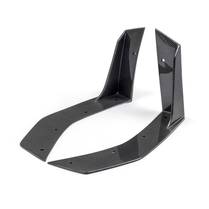 Anderson Composites 2024 Ford Mustang Type-GT5 Carbon Fiber Front Splitter Wickers