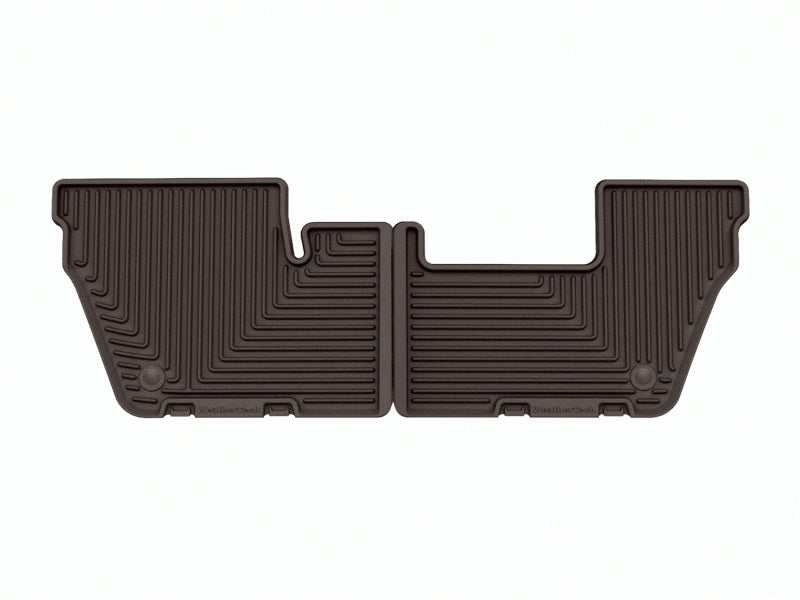 WeatherTech 21-23 Jeep Grand Cherokee L Rear Rubber Mats - Cocoa