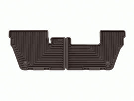 WeatherTech 21-23 Jeep Grand Cherokee L Rear Rubber Mats - Cocoa