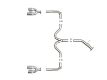 Load image into Gallery viewer, aFe 22-24 Kia Forte GT 1.6L 3in-2.5in 304 Stainless Steel Axle-Back Exhaust w/ Polished Tips
