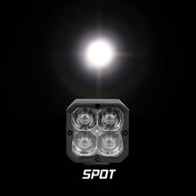Load image into Gallery viewer, XK Glow XKchrome 20w LED Cube Light w/ RGB Accent Light - Spot Beam