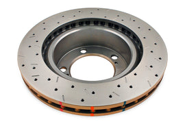 DBA 07+ Toyota Landcruiser 200 Series Front Drilled and Slotted 4000 Series Rotor