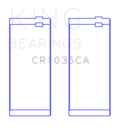 King Engine Bearings Cummins B-Ser. L4 (Size +0.75mm) Connecting Rod Bearing Set