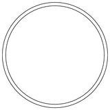 Cometic Holley 4500 Dominator .060in Fiber Air Cleaner Mounting Gasket - 7.3125in Diameter