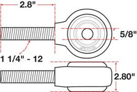 SPC Performance xAxis Rod End Ball Joint