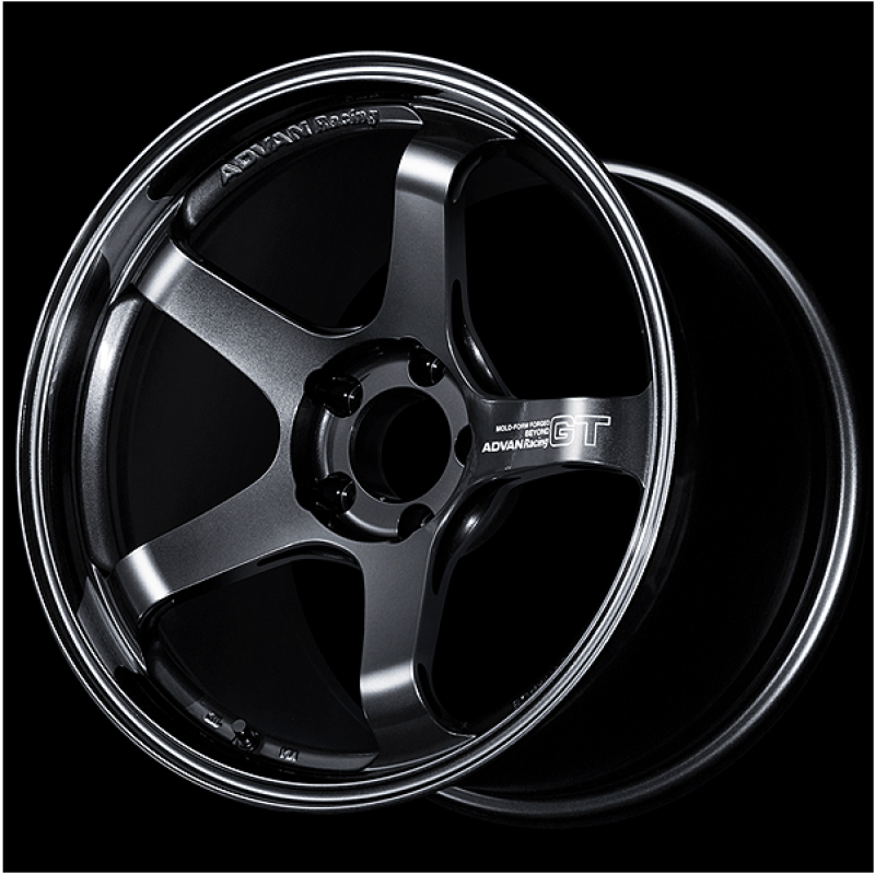 Advan GT For Porsche 19x11.5 / ET +55 / 5x130 BP - Machining & Racing Hyper Black