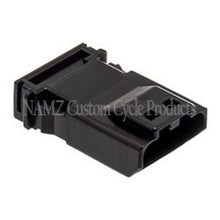 Load image into Gallery viewer, NAMZ JAE MX-1900 4-Position Male Black Pin Housing (HD 72907-11)