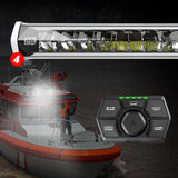 XK Glow SAR360 Light Bar Kit Emergency Search and Rescue Light System White (2)36In (2)20In