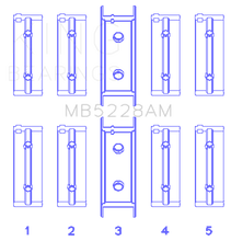 Load image into Gallery viewer, King Engine Bearings Mitsubishi 4G52 (Size +0.50mm) Main Bearing Set - GTR Auto