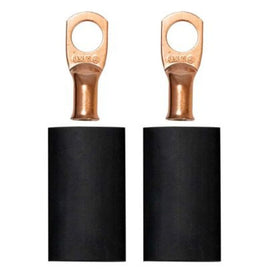 Moroso 3/8in Dia Stud 6 GA Wire Crimp/Solder Battery Cable Terminal Kit (2 Pack)