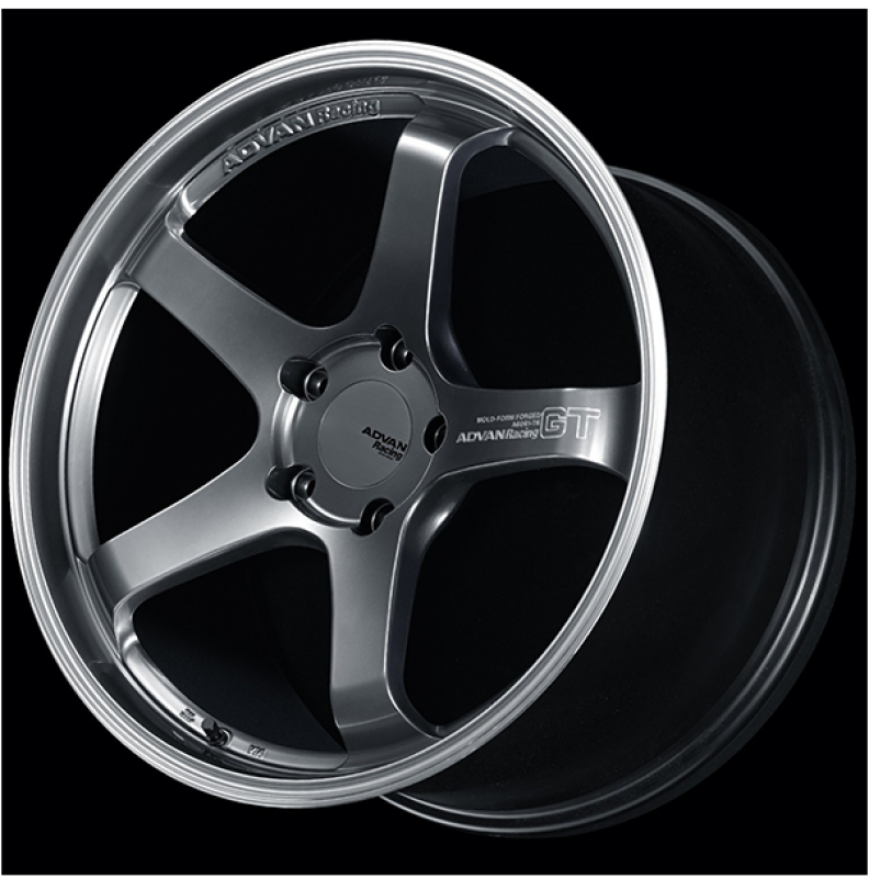 Advan GT 19X9.5 +45 CL-CL Racing Titanium Black Wheel