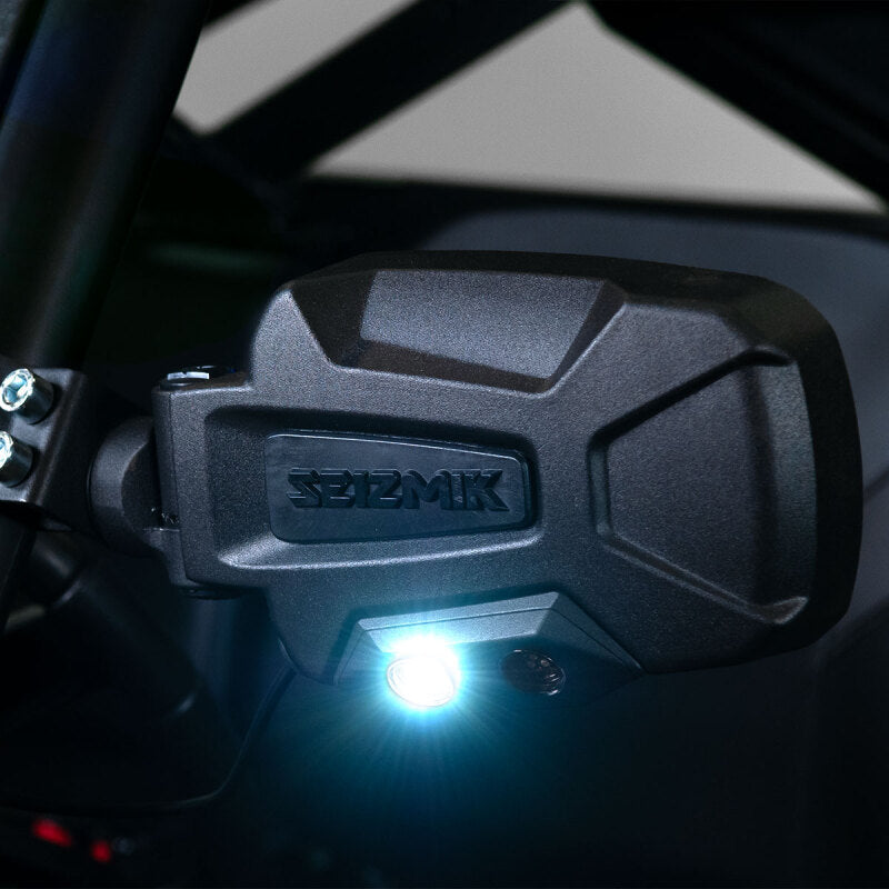 Seizmik 04+ Can Am/ Hon/ Kaw/ Polaris/ Yamaha Pursuit Night Vision LED Sideview Mirror 2 in.
