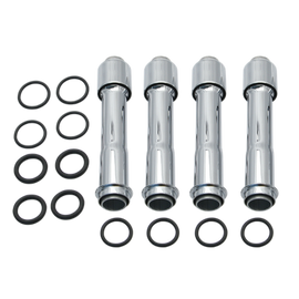 S&S Cycle 2017+ M8 Models Pushrod Cover Kit - Chrome