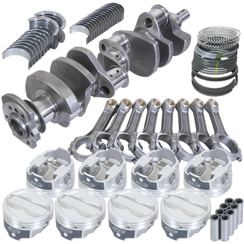 Eagle Chevy 350 3.750in Crank 6.000in I-Beam Rods -18cc 4.060in Pistons Rotating Assembly